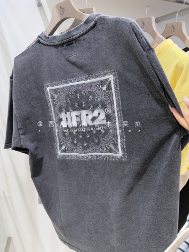 日本订购 FR2 腰果花 男女款刺绣短袖T恤