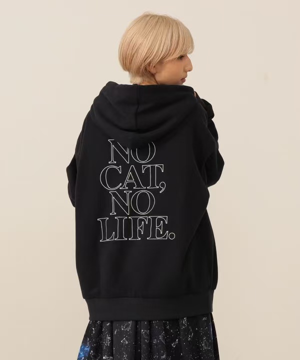 日本订购 mmts no cat no life 连帽卫衣