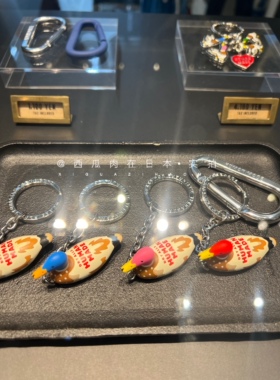 现货HUMAN MADE DUCK KEY RING蓝色粉色绿色红黄色鸭子潮牌钥匙扣