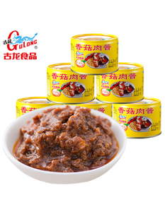 古龙香菇肉酱180g*6罐厦门特产拌饭酱罐头下饭菜拌面酱方便即食