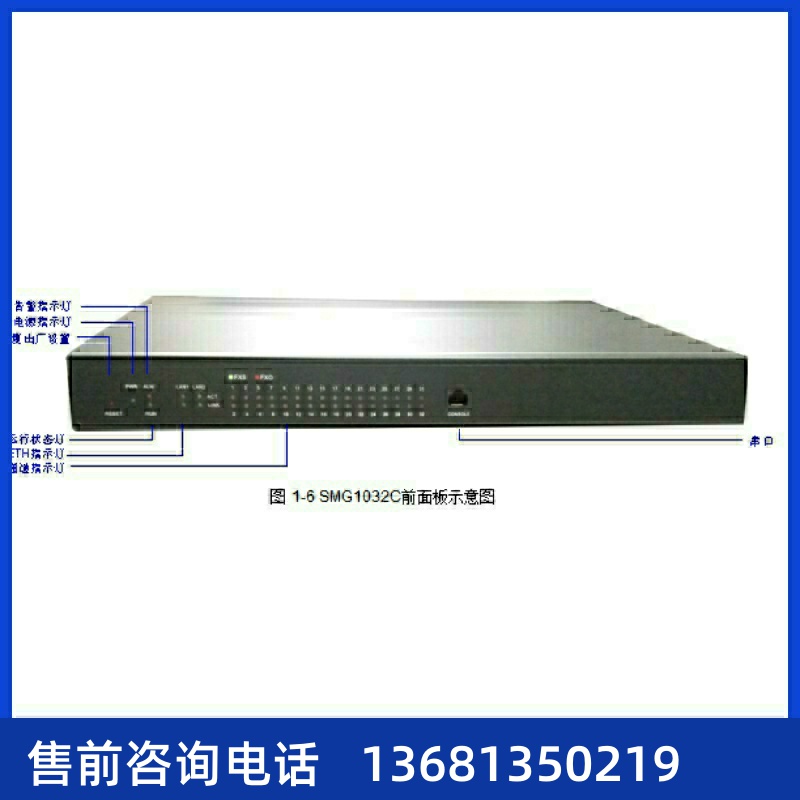 synway/三汇模拟语音网关SMG1032C-16S16O 16个FXS口16个