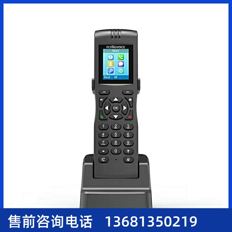 FLYINGVOICE飞音时代双频电话手持IP子母机内线移动sip话机 wSIP