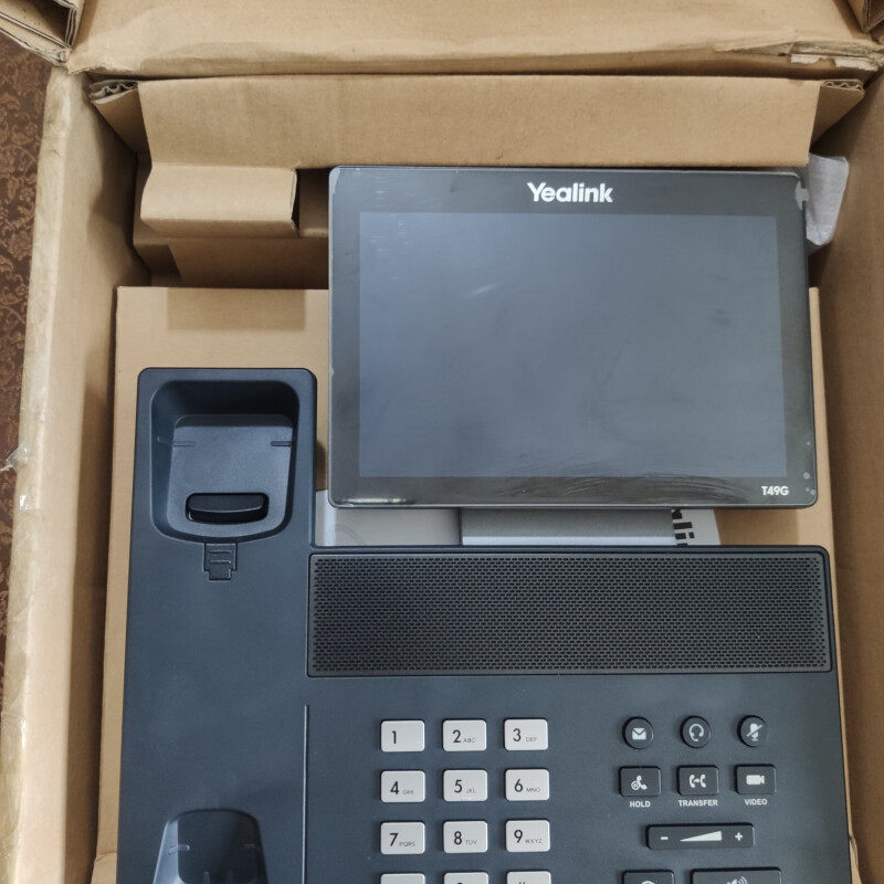 亿联股份亿联T49G网络电话机千兆双网口 办公电话SIP可视会议商务