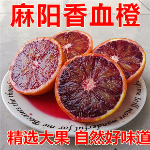 正宗湖南麻阳玫瑰香血橙新鲜水果塔罗科红肉橙子孕妇低糖水果雪橙