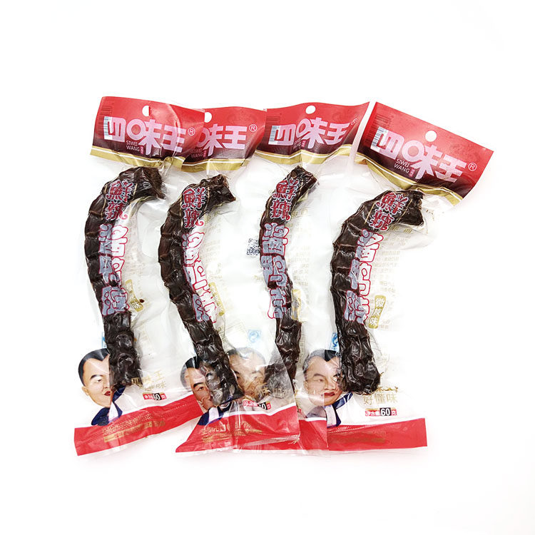 湖南特产四味王鸭脖香辣酱鸭脖子风干猛辣微辣麻辣零食小包装包邮