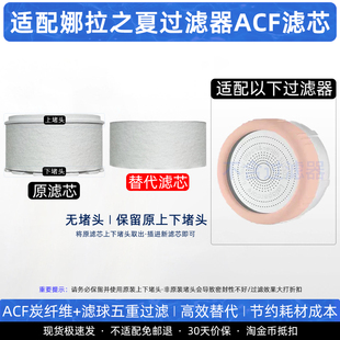 适配Lalapercare PP棉碳纤维净水 娜拉之夏水龙头过滤器滤芯替换装