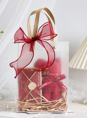 小熊毛巾伴手礼满月百日宴结婚回礼公司开业生日小礼品实用定制