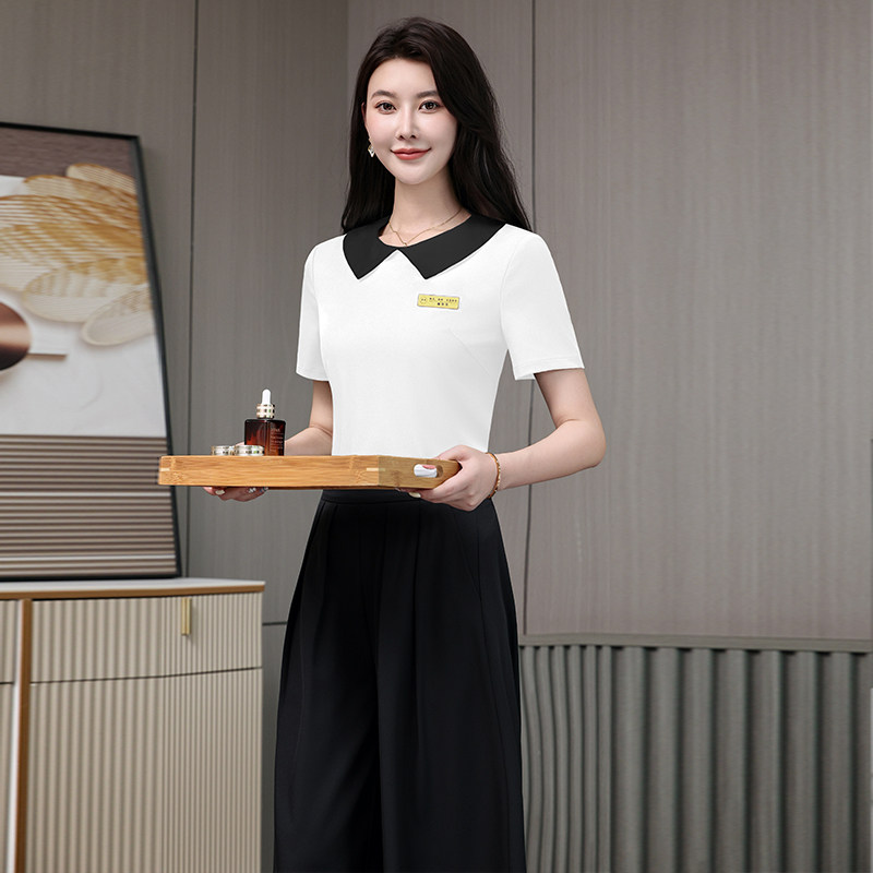 足浴技师工作服新款减龄气质高端