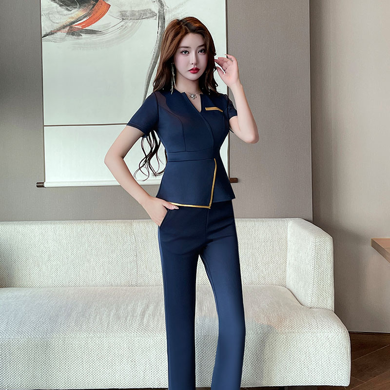足疗店减龄工作服美容师工作服女