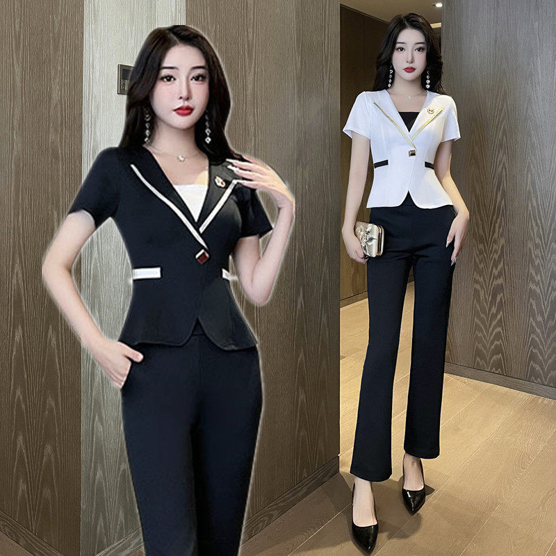 酒店KTV公主服2023秋冬装新款足浴桑拿技师工作服足疗女技师衣服