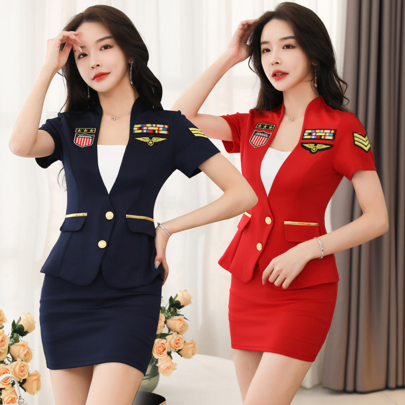 ktv公主制服spa美容服技师工作服