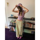 FIND 衣橱 THE DOTS FOURFORTY 贝蒂 CHERRY HOOD 樱桃波点背心