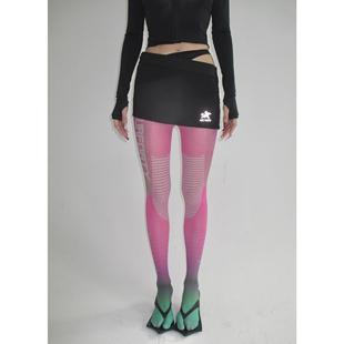 机能女团 FOURFORTY SKIRT EASY 抽褶mini超短裙 ABC45678