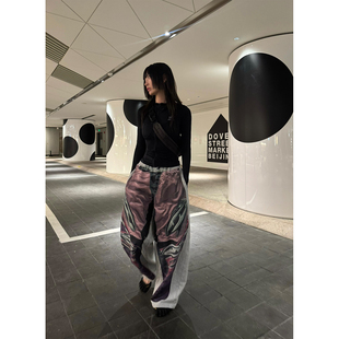 RACING PANTS 仿赛车裤 FOURFORTY 印花街舞达人宽松卫裤 SPEED