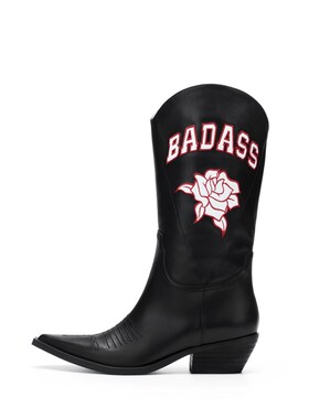 FOURFORTY BADASS COWGIRL BOOTS 尖头牛皮西部牛仔靴