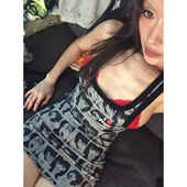 小孩子回屋里呆着 FOURFORTY 涩涩印花背心裙 DRESS TAN HAVE FUN