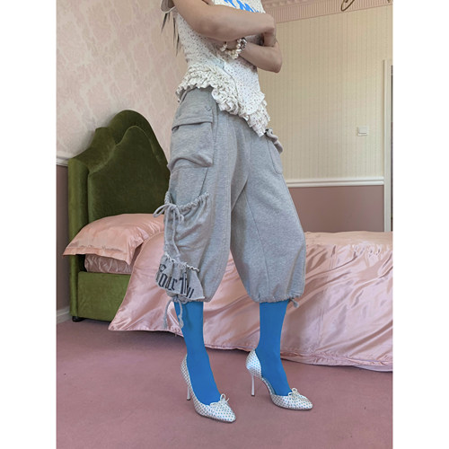 FOURFORTY UNEMPLOYED RE-BUILT PANTS 扭扭层次解构7分baggy卫裤