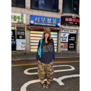 CAMO EYES CARGO PANT FOURFORTY 两种穿法迷彩伞兵裤 ANIME