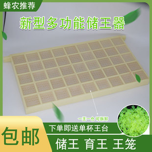 蜜蜂多功能塑料储王器育王单杯王台关王器蜂王存储器囚王笼养蜂