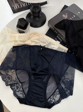 内裤推蕾丝高级感生命力重点网纱纯款法式62790经典大版贵妇欲贵