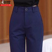 啄木鸟烟管裤 休闲直筒小个子九分裤 子2025新款 高腰显瘦百搭神裤