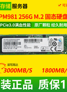 PM981A 256G 512G 1T NVMe台式机M.2笔记本固态M2硬盘SSD