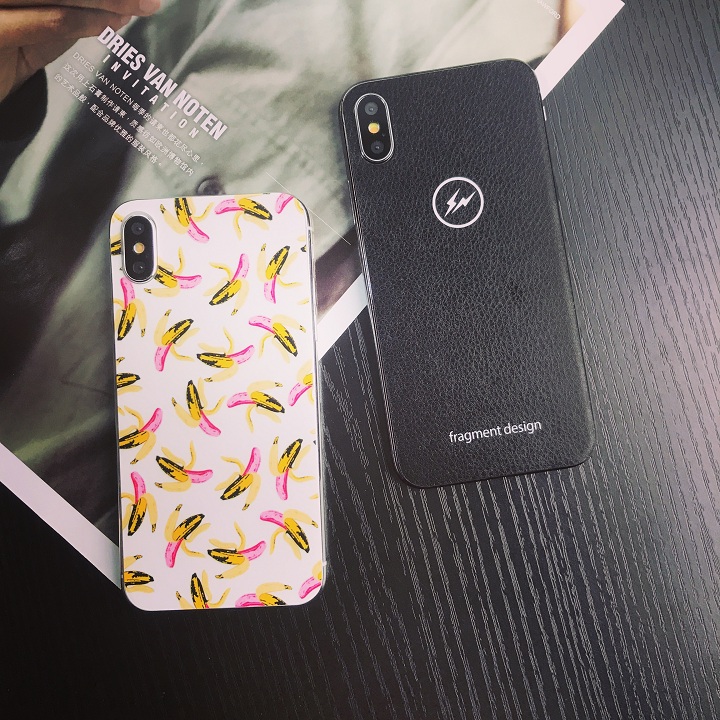 iPhone X ÊÖ»ú³±ÅÆÌùÖ½ Æ»¹ûX±³Ìù²ÊĤ·À»¬±³Ä¤