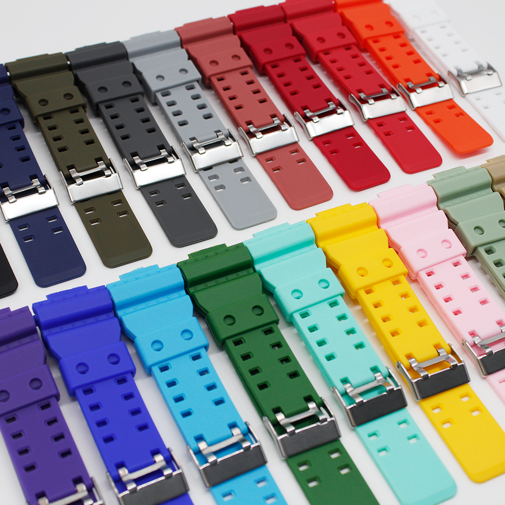 适用表带GA100/110 GD110 黑金手表男女gshock非原装5146配件替换