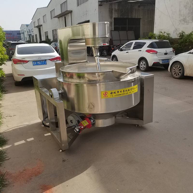 全自动电磁加热行星搅拌炒锅自动辣椒油酱料炒锅多爪行星炒料机