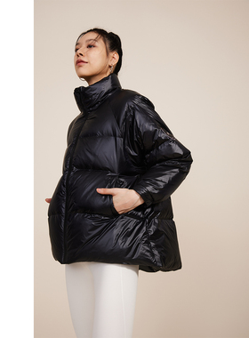 super.natural女式冬款立领加厚羽绒服SWA02130887