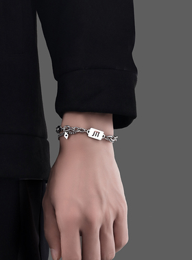 情侣钛钢十二星座手链不褪色