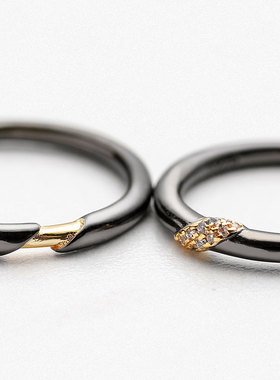 星眸原创设计礼物情侣对戒