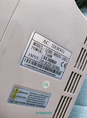 拆机伺服电机套装750W，驱动LCDB5-08B205-LB议价