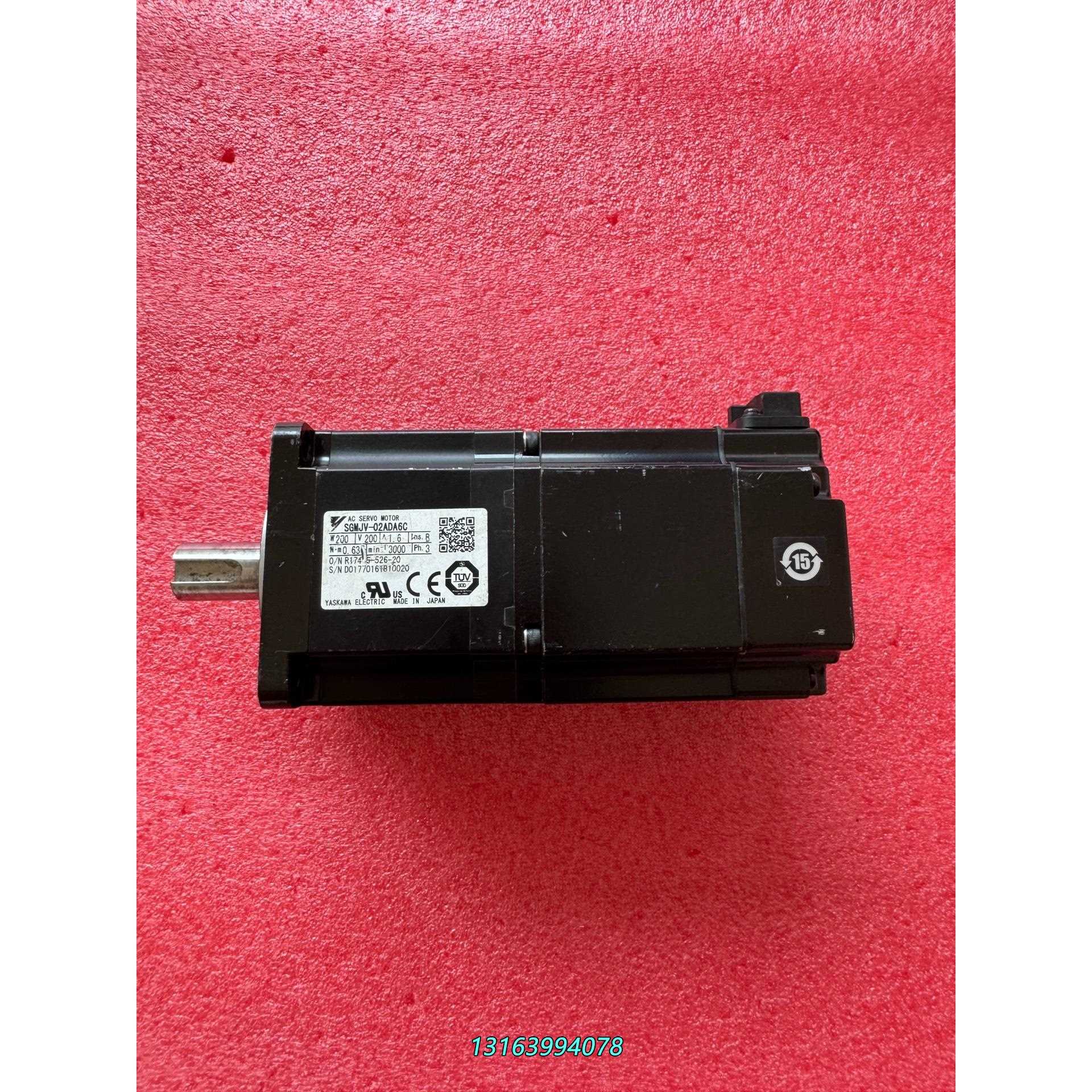 安川电机SGMJV-02ADA6C.200W，成色所示，议价