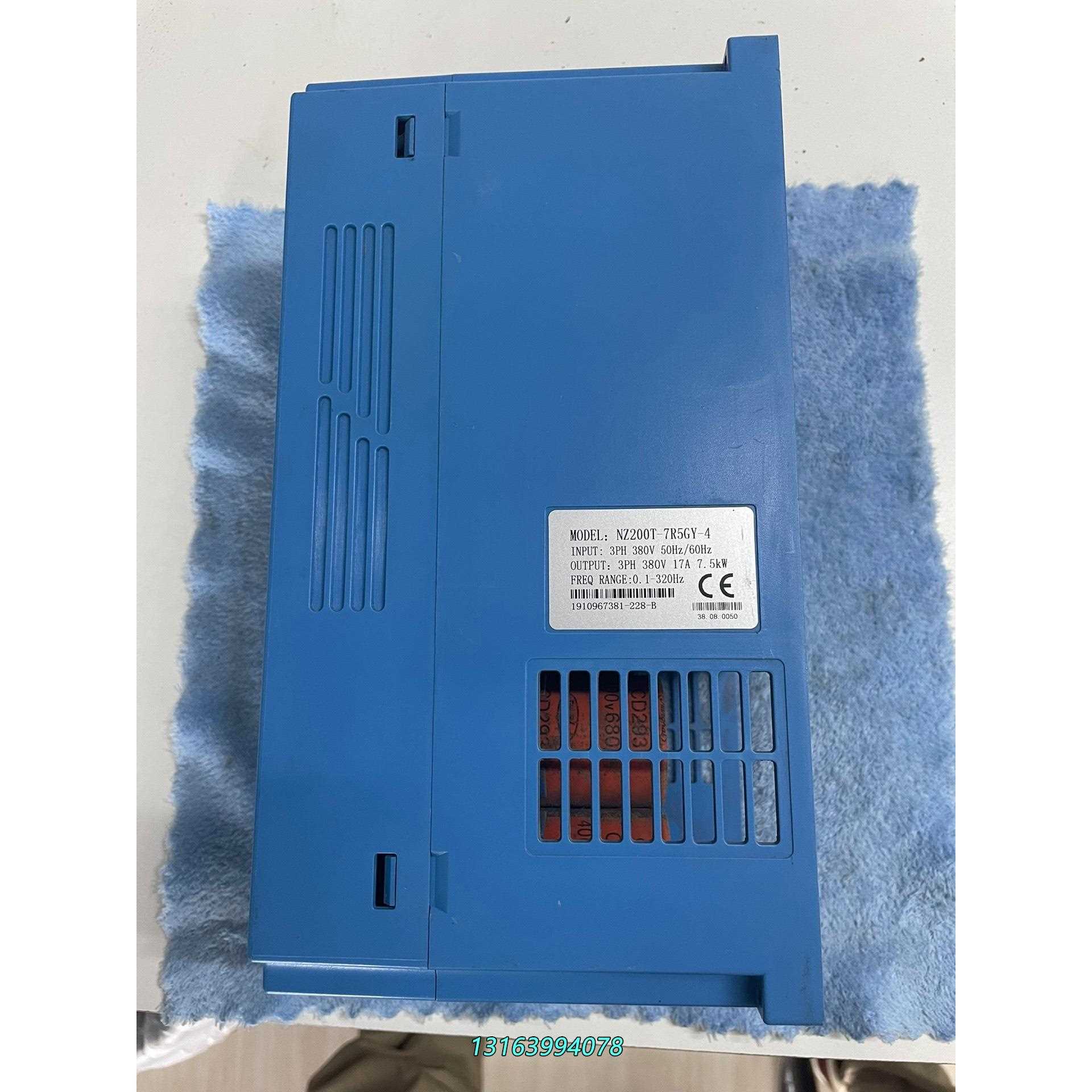 众辰变频器NZ200T-7R5GY-4 7.5kw二手拆机议价