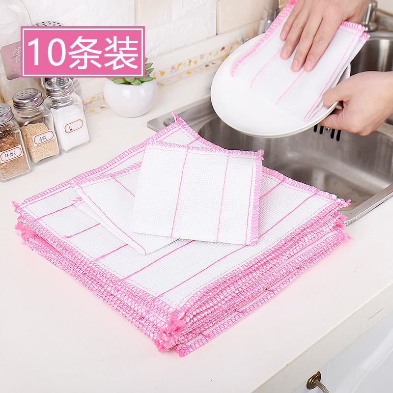 洗碗布加厚不掉毛不易沾油吸水易