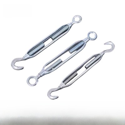 CC钩开体花篮螺丝钢绳拉紧双型器镀锌花兰螺栓丝花蓝张紧收紧线器