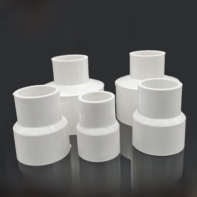 PVC大小头变接头直接直通管 道管件给水管径20配件25 3250 75