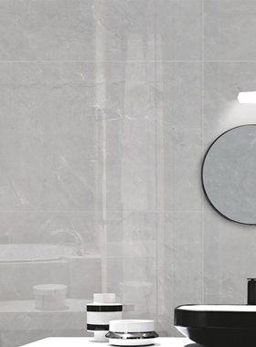 5mm超薄瓷砖 客厅地面翻新灰色现代简约厨房卫生间内墙砖陶瓷薄板