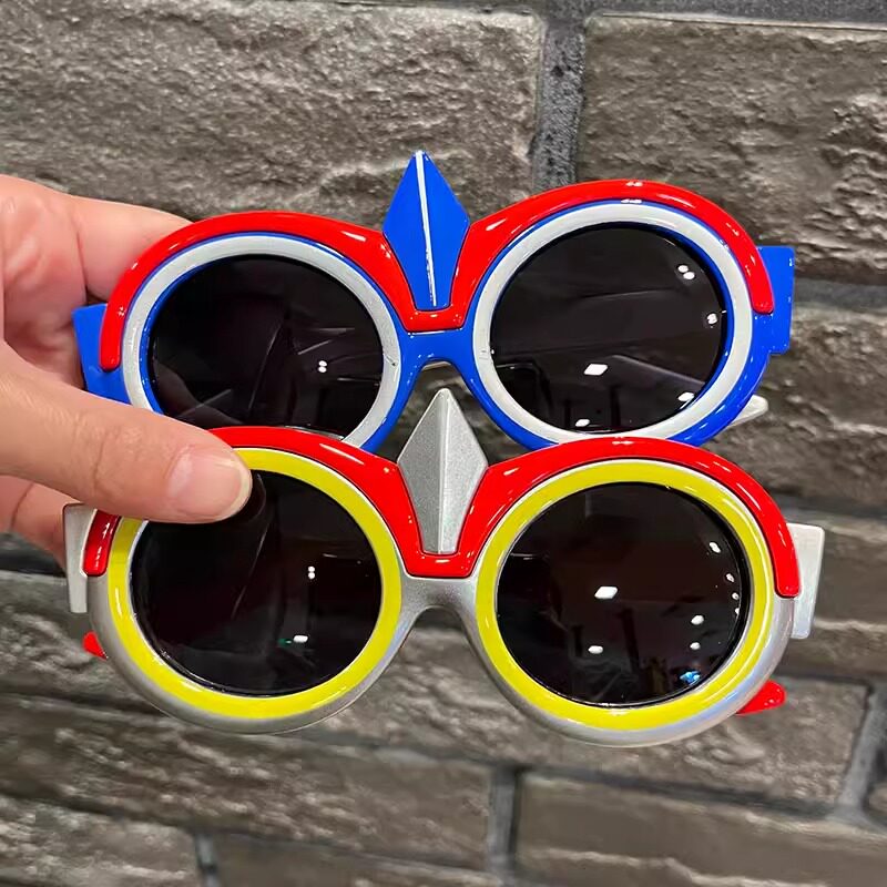 儿童奥特曼墨镜防紫外线偏光太阳镜卡通眼镜防晒男女童潮时尚宝宝