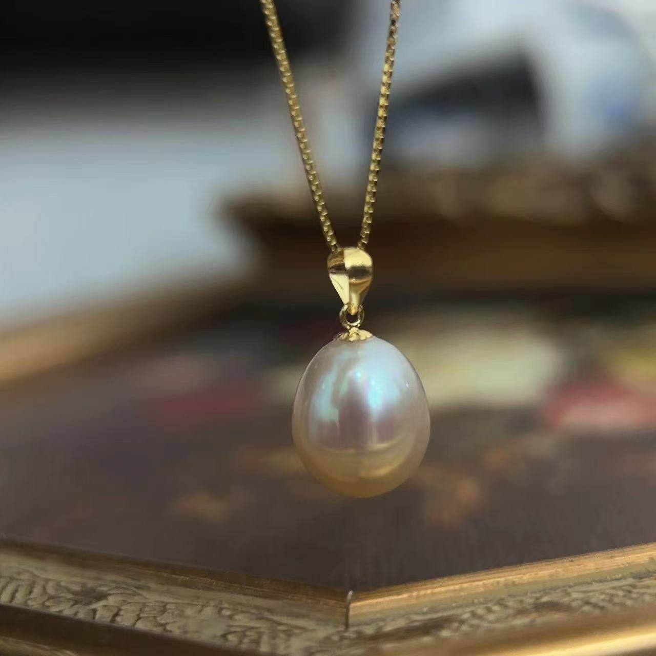 【六月粉丝专享】18k金瓜子奶油金海水珍珠10-11mm,珠宝/钻石/翡翠,其他,淘宝优惠券,粉丝福利购,淘宝优惠卷