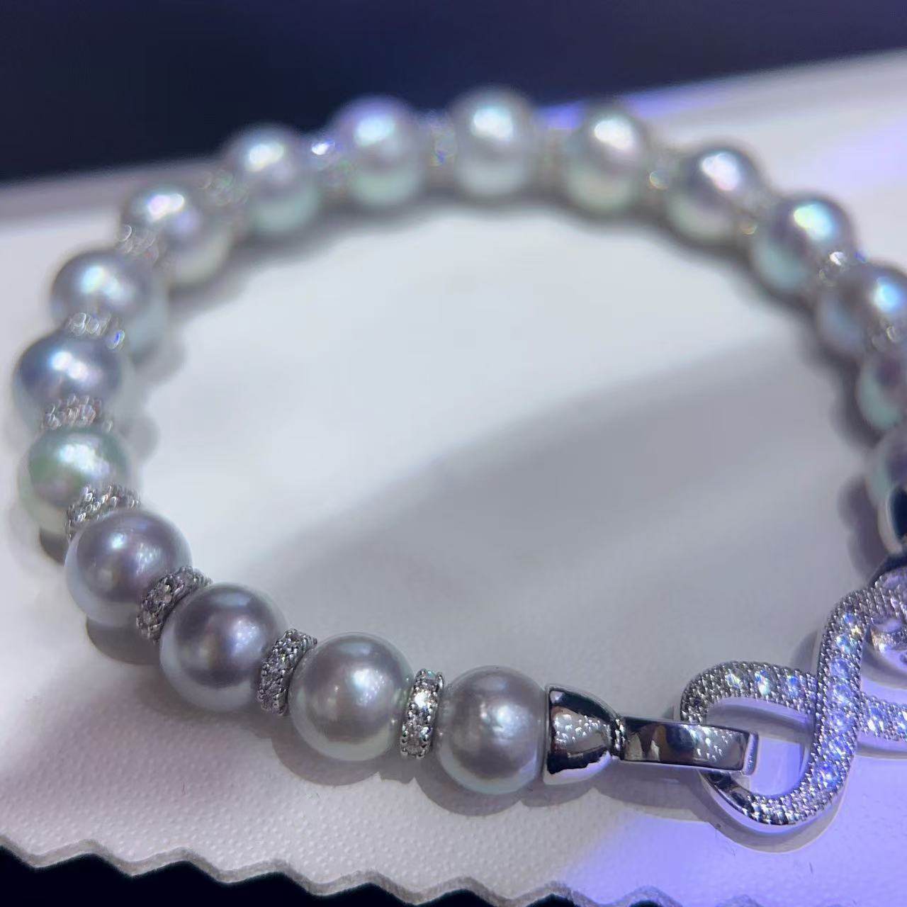 【六月粉丝专享】手串蝴蝶隔片八字扣海水akoya珍珠7-8mm,珠宝/钻石/翡翠,其他,淘宝优惠券,粉丝福利购,淘宝优惠卷