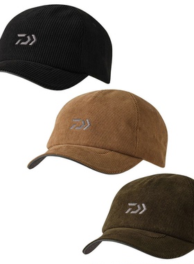 DAIWA达瓦25AW DC-4125W 拨水遮阳灯芯绒钓鱼帽