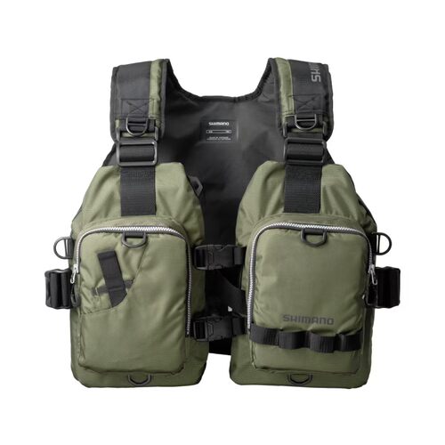 SHIMANO禧玛诺25SS VF-068T 轻量拨水马甲钓鱼大浮力救生衣