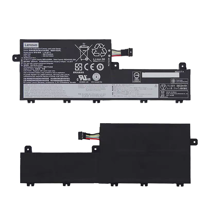 适用联想 ThinkPad P15V T15P Gen 1 2 3 L19C6P72 L19L6P72电池 - 实物图