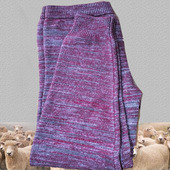 中老年毛裤 花色打底加厚保暖款 高腰秋冬宽松式 新疆地产糕羊绒女式