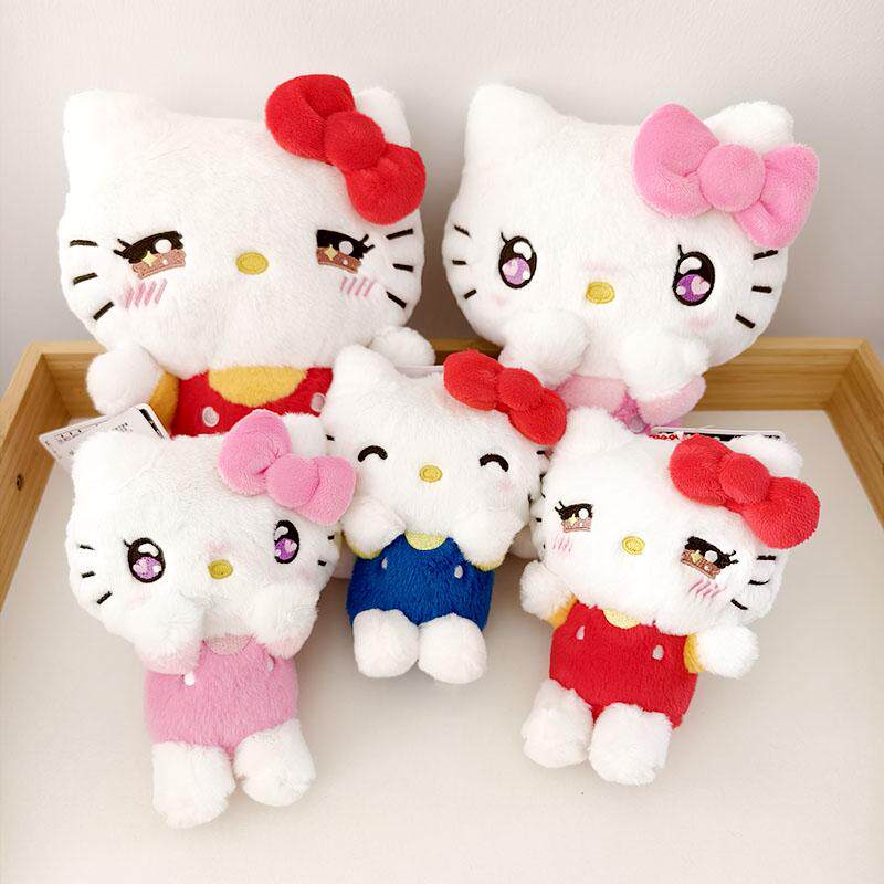 日本采购sanrio凯蒂猫HelloKitty表情包可爱毛绒玩偶挂件 现货