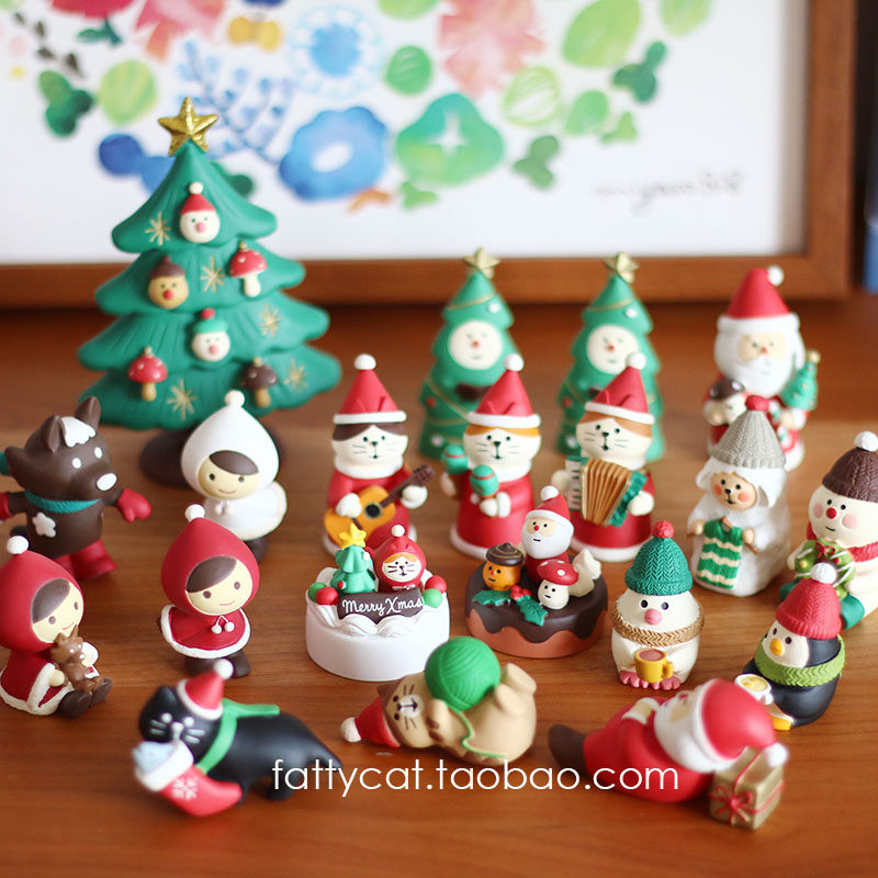 正版decole23圣诞节装饰摆件