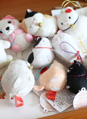 日本正版amuse胡子馒头猫小熊猫猫咪可爱小挂件 现货