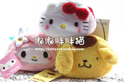 毛绒化妆包收纳包sanrio